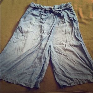 Holding Horses chambray gaucho pants